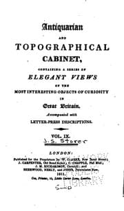 Tapa de Antiquarian and Topographical Cabinet: Containing a Series of Elegant Views of the Most ...
