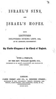 Tapa de Israel's sins, and Israel's hopes