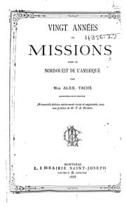 Tapa de Vingt années de missions dans le nord-ouest de l'Amérique