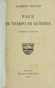 Tapa de Pace in tempo di guerra