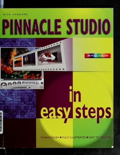 Tapa de Pinnacle Studio in easy steps