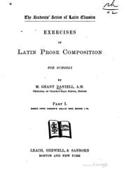 Tapa de Exercises in Latin prose composition
