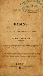 Tapa de A New selection of hymns