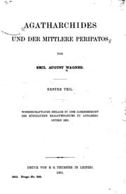 Tapa de Agatharchides und der mittlere Peripatos