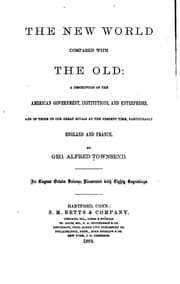 Tapa de The New World Compared with the Old: A Description of the American ..