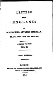 Tapa de Letters from England