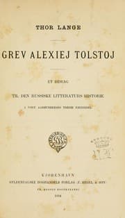 Tapa de Grev Alexiej Tolstoj