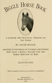 Tapa de Biggle horse book