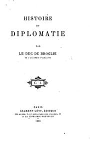 Tapa de Histoire et diplomatie