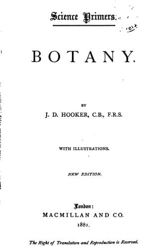Tapa de Botany