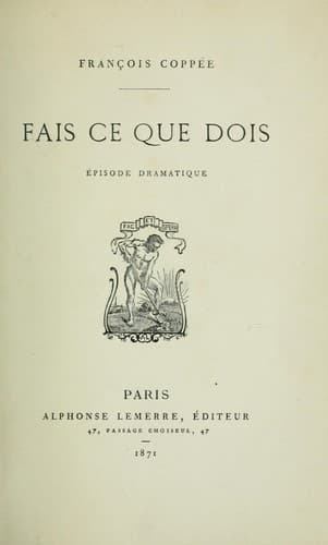 Tapa de Fais ce que doit