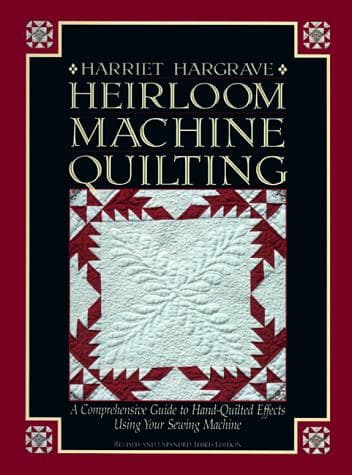 Tapa de Heirloom machine quilting