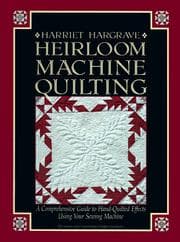 Tapa de Heirloom machine quilting