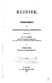 Tapa de Kliniek: Tijdschrift Voor Wetenschappelijke Geneeskunde