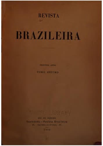 Tapa de Revista brazileira