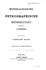 Tapa de Tschermaks mineralogische und petrographische Mitteilungen