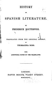 Tapa de History of Spanish Literature