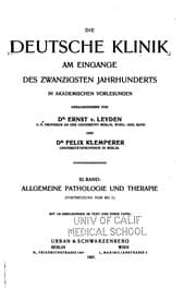 Tapa de Deutsche Klinik: Am Eingange des zwangzigsten Jahrhunderts