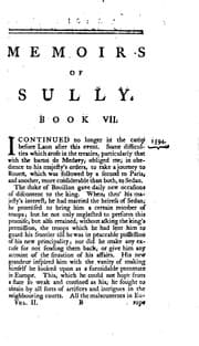 Tapa de Memoirs of Maximilian de Bethune, duke of Sully, prime minister to Henry the Great