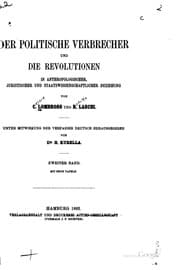 Tapa de Der politische Verbrecher und die Revolutionen: 2 Bd. (1 Vol.)