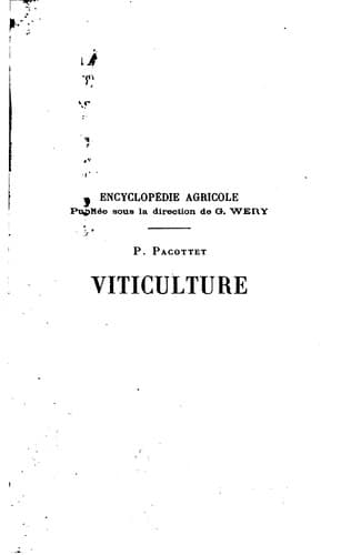 Tapa de Viticulture