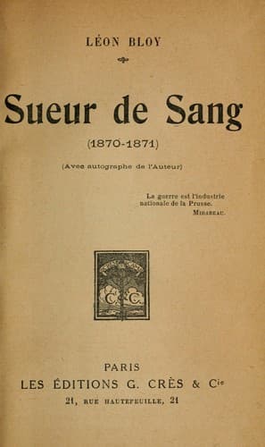 Tapa de Sueur de sang