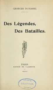 Tapa de Des légendes, des batailles