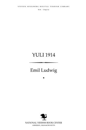 Tapa de Yuli 1914