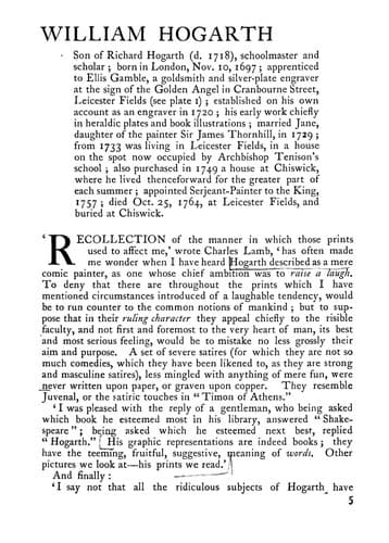 Tapa de William Hogarth