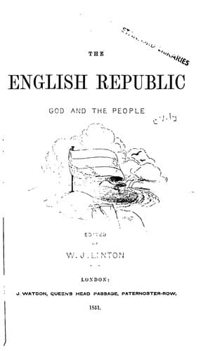 Tapa de The English Republic