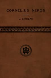 Tapa de Cornelii Nepotis Vitae: The Lives of Cornelius Nepos