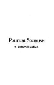 Tapa de Political Socialism: A Remonstrance