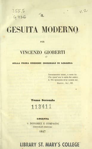 Tapa de Il gesuita moderno