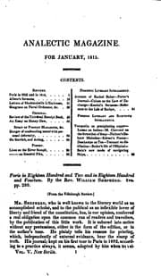 Tapa de The Analectic Magazine...: Comprising Original Reviews, Biography ...