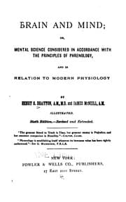 Tapa de Brain and mind, or, Mental science considered in accordance with the principles of phrenology ...