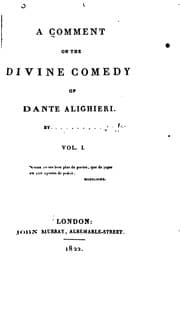 Tapa de A Comment on the Divine Comedy of Dante Alighieri