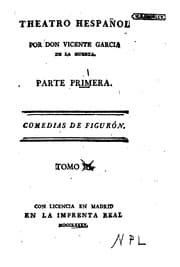Tapa de Theatro hespañol