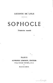 Tapa de Sophocle