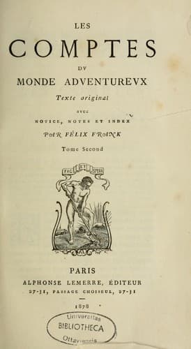 Tapa de Les comptes du monde adventureux