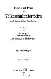 Tapa de Theorie und Praxis des Volksschulunterrichts nach herbartischen Grundsätzen