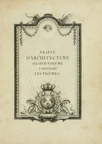 Tapa de Traité d'architecture