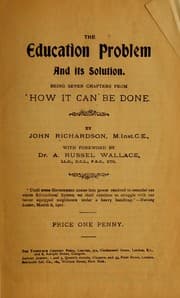 Tapa de The education problem and its solution