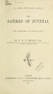 Tapa de The Satires of Juvenal