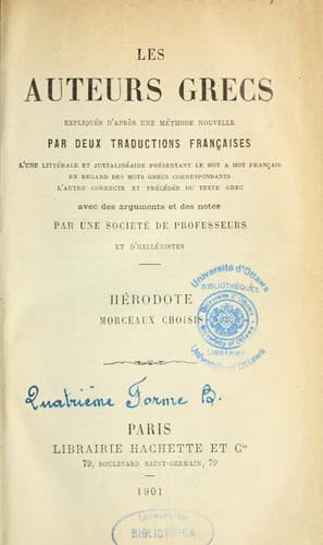 Tapa de Morceaux choisis