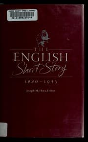Tapa de The English short story, 1880-1945