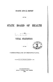 Tapa de Annual report of the Commissioner of Health of the Commonwealth of Pennsylvania. 1928/30