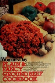 Tapa de Woman's day plain and fancy ground beef cookbook