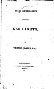 Tapa de Some information concerning gas lights