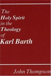 Tapa de The Holy Spirit in the theologyof Karl Barth