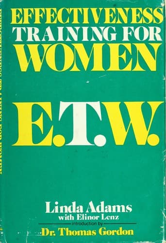 Tapa de Effectiveness training for women, E.T.W.